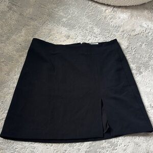 Sunday Best Black Slit Skirt